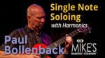 single note soloing with harmonics