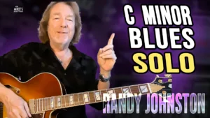 C Minor Blues - Solo and Techniques
